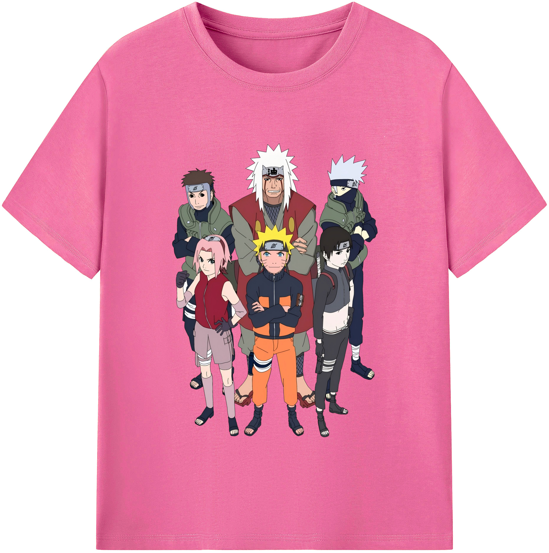 （画像用） NARUTO -ナルト- うずまき ナルト Uzumaki Naruto レディースカジュアルプリントTシャツ（綿100％）